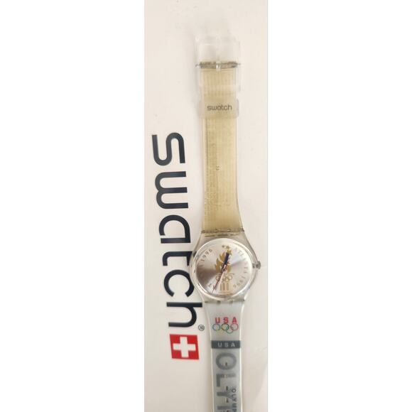 Swatch watch OLYMPIC ATHLETES USA GZ150AJ 1996 Olympic Specials New old stock - Picture 8 of 11